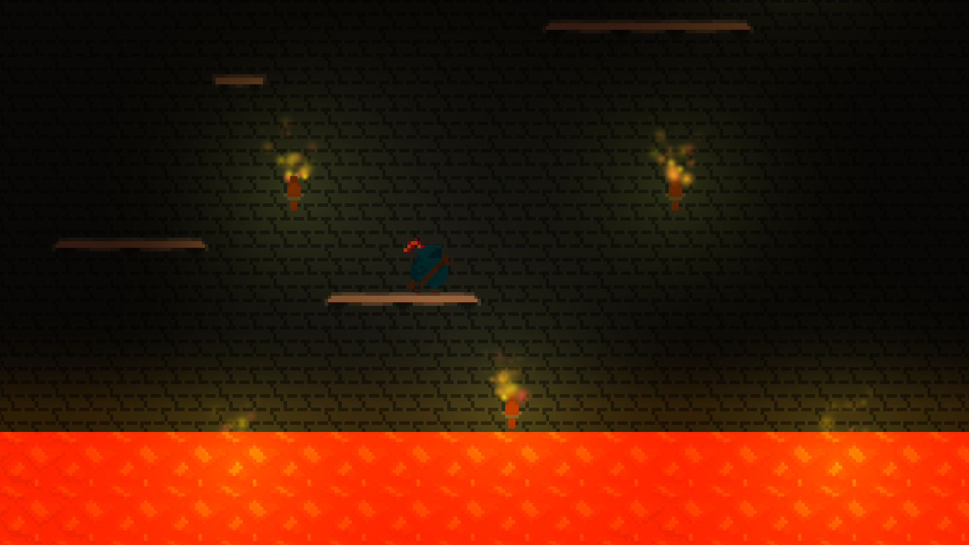 capture d'écran du jeu Lava Catle.